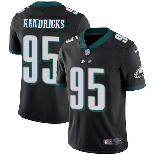 Nike Eagles #95 Mychal Kendricks Black Alternate Men's Stitched NFL Vapor Untouchable Limited Jersey